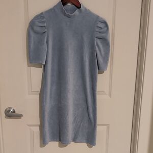 GAP Light Blue Puff Sleeve Dress